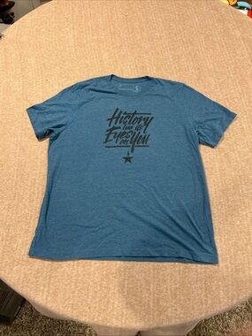 Hamilton Teal Blue Short-Sleeve Graphic Tee
